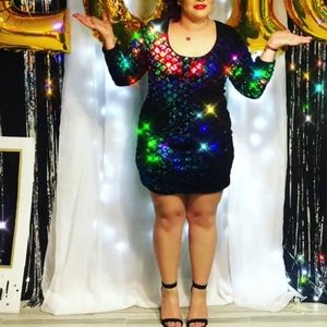 Mermaid sequence dress